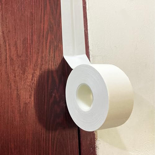 Cinta selladora de ventanas KAIHENG, blanca, a prueba de viento, impermeable Se utiliza para aire acondicionado, puertas para mantener fuera el aire frío, el polvo y la lluvia, 5cm x 30m Sin residuos