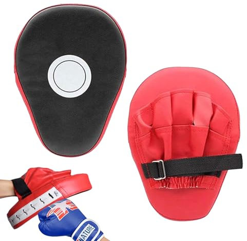 1 Paar Boxen Pratzen Trainer Boxing Pads Kickboxen Boxpratzen für Erwachsene Muay Thai Taekwondo Bewegung Karate Martial Art