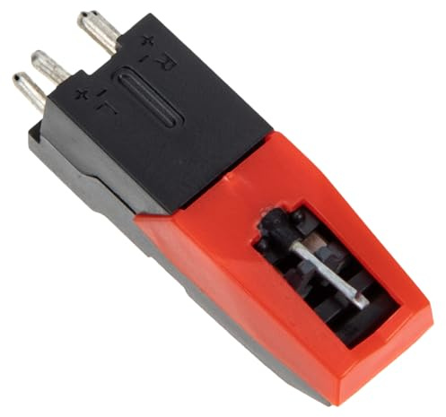 Tofficu Ago di Ricambio per Giradischi in Abs e Alluminio Effetto Sonoro Eccellente per Mangiadischi Vintage e Accessori per Vinili