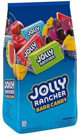 JOLLY RANCHER Assorted Fruit Flavored Hard Candy Bulk Bag, 5 lb