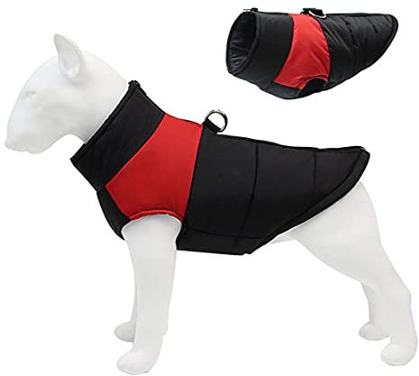 Homieco wasserdichte Hundemantel Jacke, Haustier Winterkleidung Snowproof Wasserdicht, Warme Haustier Jacke Hundejacke Hundepullover für Hunde