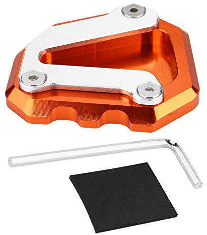 VIFERR Soporte Lateral para Moto, Pata de Cabra para Motocicleta, Soporte Lateral CNC, Placa de Extensión, Almohadilla de Extensión, Agrandar para 790 2018-2019 (Naranja dinámico)