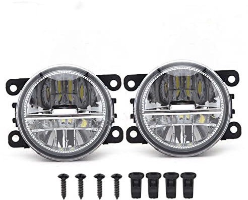 2 uds faros antiniebla LED faro Compatible with megane 2 3 2003-2015 lámpara antiniebla halógena