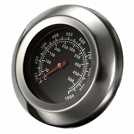 Lioaeust BBQ Grill Thermometer 50-500℃ BBQ Grill Smoker Temperatur Barbecue Gauge Edelstahl Thermometer BBQ Temp Gauge