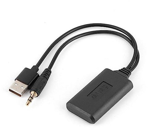 Bluetooth AUX Adapter Auto, 3.5mm/0.14in Wireless Bluetooth Empfänger, Bluetooth Transmitter Adapter, Audio 5.0, Geeignet für Modelle mit AUX-Schnittstelle