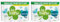 Le Trefoil Hygiene + Toilettenpapier, 6 Rollen, 4 Stärken (Packung mit 2)