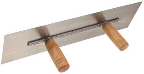 Outanaya Large Trowel for Drywall Skimming Finishing Trowel Long Handle Joint Compound Drywall