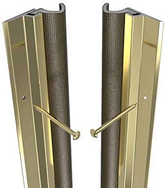 Stormguard Qlon Metal Around Door Seal Durable Draught Excluder Weather Proofing ADS Strip Premium. (Gold)
