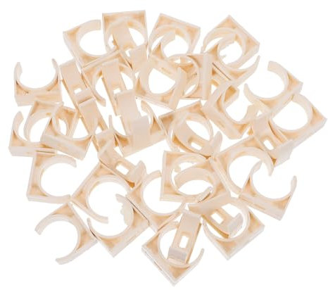 KONTONTY Morsetti Per Tubi in Pvc Da 40 Pezzi Supporto Per Tubi Idraulici E Elettrici Flessibili Sicuri Gancio Per Tubo Pex E Acqua
