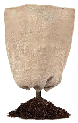 Pflanzen-Frostschutzhüllen – 31,5 x 39,37 Zoll Sackleinen-Frostschutzhüllen für Pflanzen | Atmungsaktive Vliesstoff-Pflanzenabdeckung für kaltes Wetter, wiederverwendbar, Outdoor-Garten-Winter
