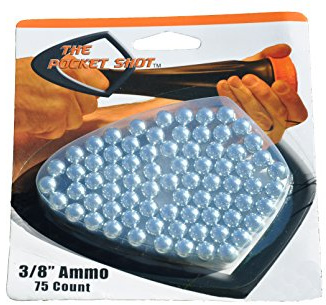 3/8 inch Steel Slingshot Ammo 75 Count by Pocket Shot