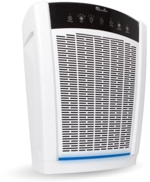LivePure Bali Series Multi-Room Whole House Large Console Air Purifier, True HEPA Filter Captures Allergens, Smoke, Mold, Pollen, Dust Mites, Pearl White