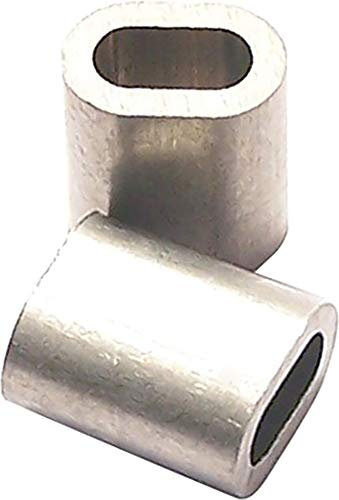 PÖSAMO Alu Pressklemmen Z4 f.Drahtseil Ø 4,0mm (Inh. 100 Stück)