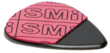 12 Stück selbstklebende Griffe für griffige Gitarren Plektren - Guitar Pick Grip - PlecPads - Gecko Grips - dry touch - 0,5 mm - Standard