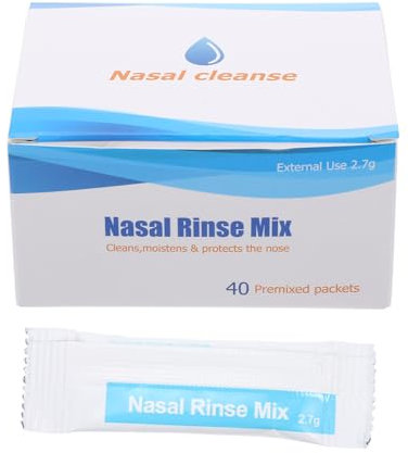 Healeved 80paquetes Paquete Sal Para Lavado Nasal Mezcla De Solución Salina Para Higiene Nasal Para Adultos