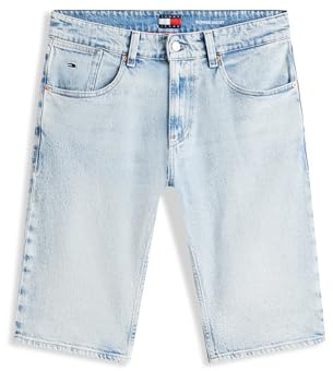 Tommy Jeans Ronnie Short Bj8115 Dm0dm22978 Pantaloncini 5 Tasche, Denim (Denim Light), 32W Uomo