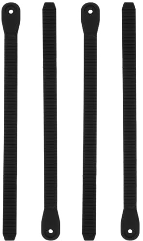 Alipis 4 Correas de Fijación para Patines Línea Negras Tornillos y Hebillas Ajustables Accesorio para Patinaje Repuesto Resistente para Patines de Hombre Mujer