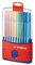 STABILO - Premium-Filzstift - Pen 68 ColorParade mit Aufhängelasche in blau/rot - 20er Pack - mit 20 verschiedenen Farben