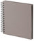 Rössler Papier 1329452495 - S.O.H.O. Wire-O-Fotoalbum 180 x 180 mm, 60 schwarze Seiten, Taupe, 1 Stück