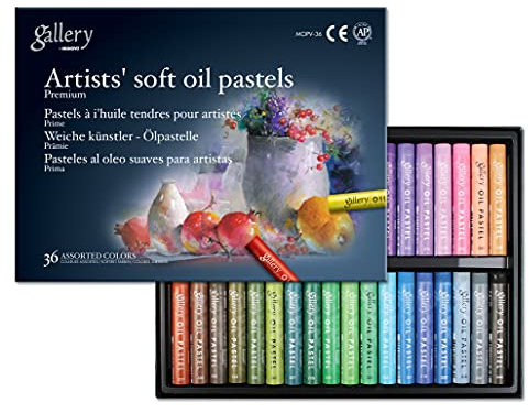 MUNGYO Gallery Soft Oil Pastel for Artist Premium 36 Colours Drawing MOPV36