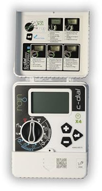Rain Programmatore centralina irrigazione C-DIAL 24 VAC 6 Zone con trasformatore