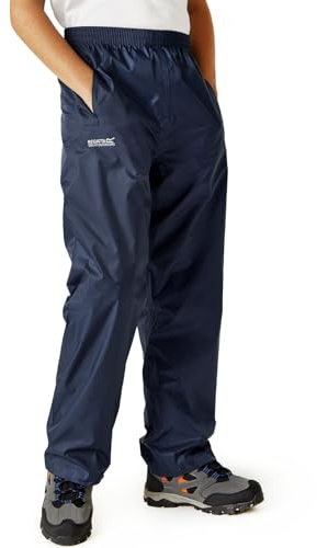 Regatta Kids Pack It Waterproof Packaway Outdoors Overtrousers