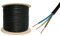 Lightologist 5mtr cut 3183Y 13 AMP Electrical Cable Black Round Mains Wire Flex 1.5mm 240V 3 Core