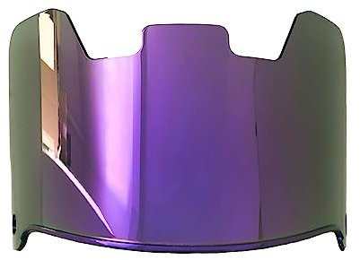 CNAHIWO Visera de fútbol, protector ocular para casco de fútbol y lacrosse (morado)