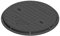 Future Build Supplies Ltd B125 12.5 tonne Ductile Iron Heavy Duty Round Circular Manhole Cover 450mm Clear Opening 545mm Diameter overall Including Frame