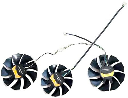 75MM 85MM RTX3060 GPU FAN Compatible With RTX 3090 3080 Ti RTX3070 RTX 3060 Ti Graphics Card Fan Computer cooling part(3 FAN)