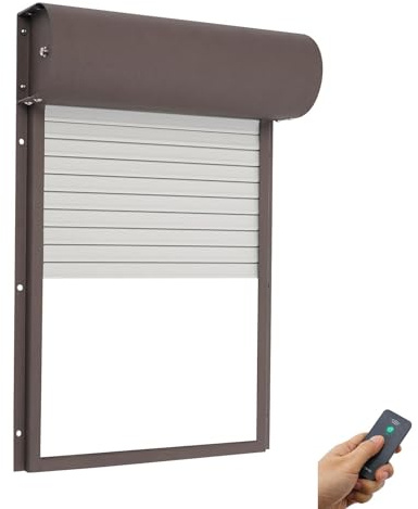 Porte automatique pour poulailler, à énergie solaire, avec minuterie et télécommande, étanchéité IP67, 4 modes de fonctionnement, sûre avec anti-écrasement, pour poules et petites volailles jusqu'à 25