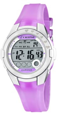 Calypso MädchenArmbanduhr Chronograph Quarz Silikon K5571/3