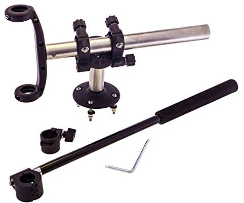 Watersnake Kayak Motor Bracket – Universal Electric Trolling Motor Mount – Adjustable 3-Axis Design for Easy Installation – Fits Up to 24lb Motors – Compatible with T18 & T24 Models