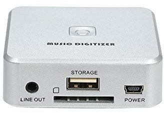 Docooler Digitalizador de música Reproductor de música Grabar música analógica en una Tarjeta SD Unidad USB Puerto Mini USB Reproducir Control Remoto