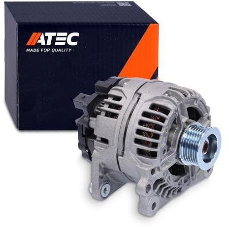 ATEC GERMANY 1x Lichtmaschine 14V 70A Kompatibel mit SEAT CORDOBA, IBIZA (6L1) (6J1, 6P5), SKODA FABIA 1, FABIA 2, ROOMSTER (5J7), VW FOX (5Z1, 5Z3, 5Z4), POLO (9N_, 9A_)