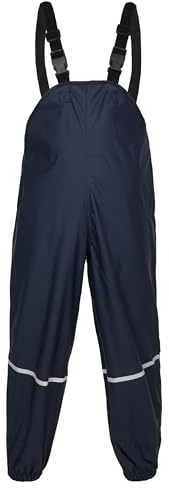 Fort Boy's 583 Splashflex Bib 'N' Brace Overalls, Navy, 13 Years