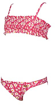 Arena flickors bikini bandeau allover två delar (paket med 1)