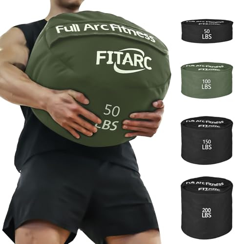 Fitarc Sandbag Training Bag, Sandbags for Strength Training, Sandbags for Strength Training, Round Sandbag, Cross Training and Training, Sand Not Included