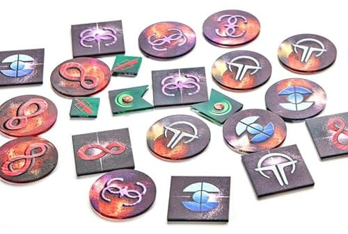 POLANDGAMES ERA89375 and Markers: Dune: Imperium Acrylic Token Set