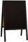 Kreidetafel NYBORG Schwarz 91 x 50cm Aufsteller Holz