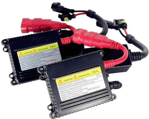 O-NEX Ultra Slim 35W HID Ballast - Universal Xenon Replacement for H1, H3, H4, H7, H11, H13, 9005, 9006, 9007, 880 - Waterproof, Shockproof, Plug & Play, Pack of 2