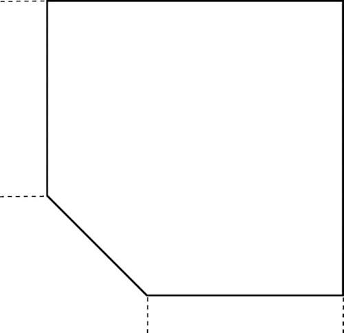 Verkettungsplatte trapezf STF Grau Silber Bürotisch Eckplatte Arbeitstisch