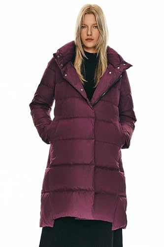 Orolay Abrigo de Invierno con Capucha Cálido y Elegante para Mujer