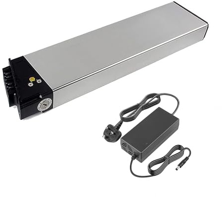 E-Bike Battery 48V 10.4Ah Folding Built-in Electric Bicycle Lithium Battery for SAMEBIKE 800W 750W 500W 350W Bike Motor with Charger and BMS