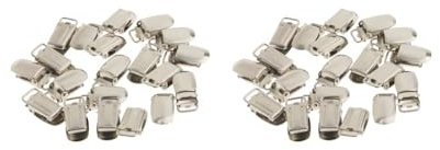 2 set 20 stycken nappar hängslen klämmor 15 mm