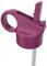 SHO Wiederverwendbarer Strohhalm-Deckel Flasche, 260 ml, 375 ml und 500 ml, BPA-frei (Very Berry, 750/1L)