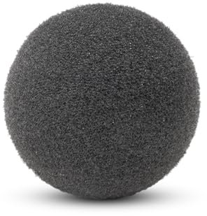 WIKISTORE PROFESSIONELLER WINDSCHUTZSCHWAMM FÜR SCHALLPEGELMESSER, Windschutzschwamm Durchmesser ca. 62 mm/Innenloch 10 mm, Optimale Schutz für präzise Audio-Messungen