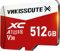 Scheda di Memoria Micro SD da 512 GB Scheda SD Waterproof Memory Card SD with Smartphone, Camera, Tablet, Drone, Smart TV