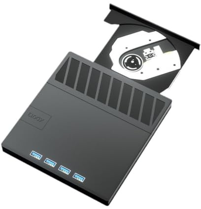 NONDK Unidad de BLU-Ray Externa Portátil USB 3.0, Grabadora de DVD/CD/BD/VCD, Lector de Discos Ópticos 3D para iOS y Win