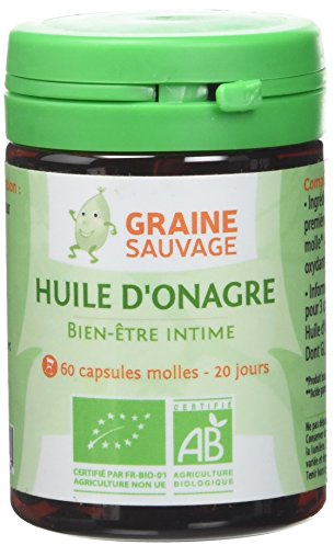 Huile d'Onagre bio - 60 capsules - Bien-être intime des femmes matures